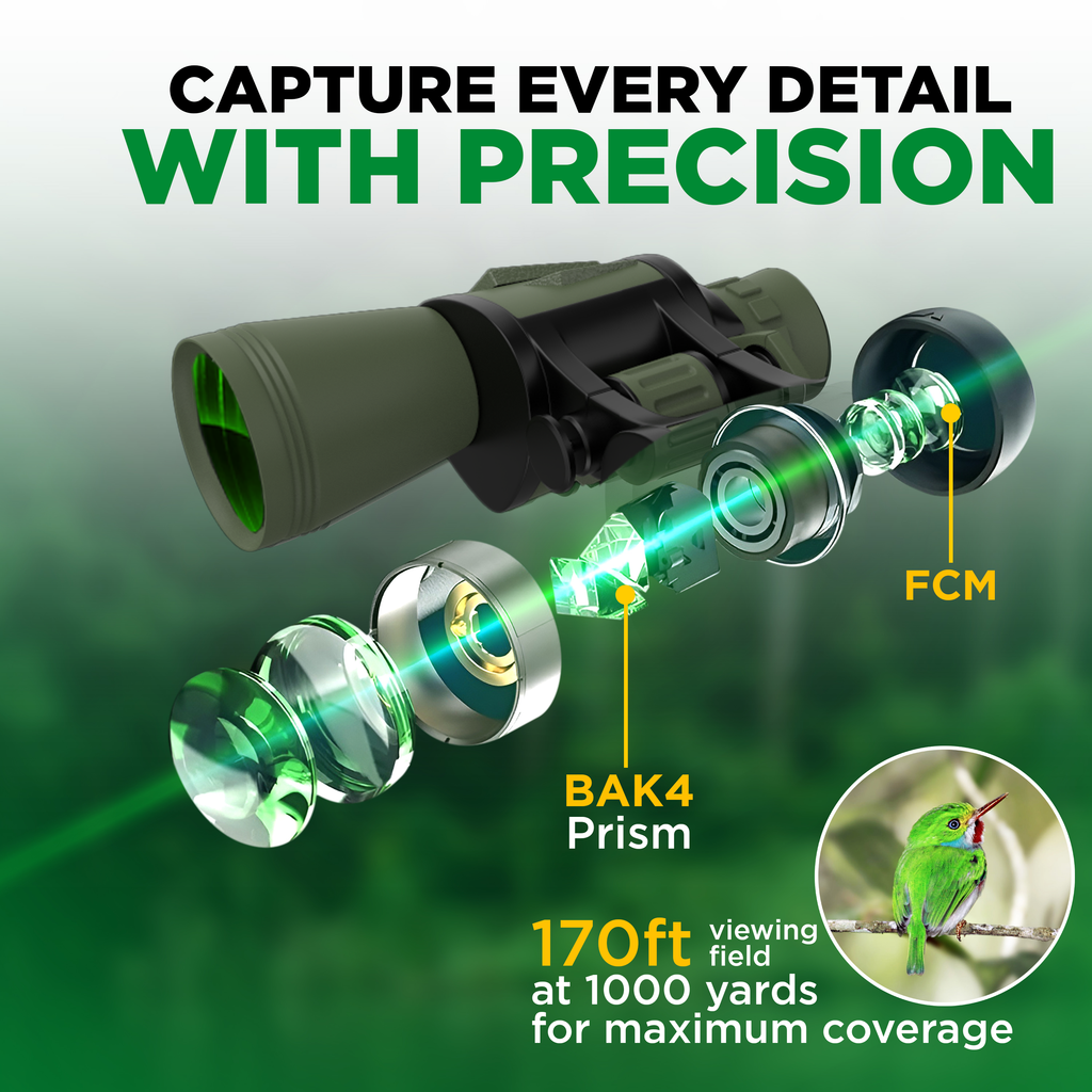 CB3008: 20x50 Binoculars with Phone Bracket Adaptor