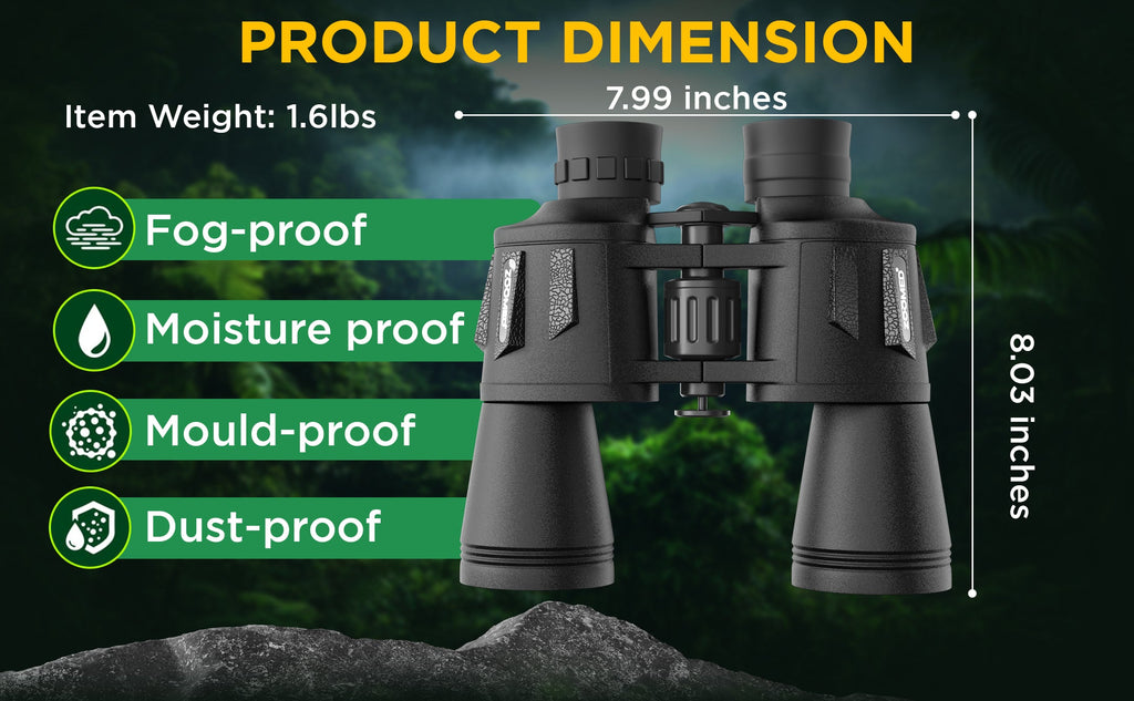 CB3008: 20x50 Binoculars with Phone Bracket Adaptor