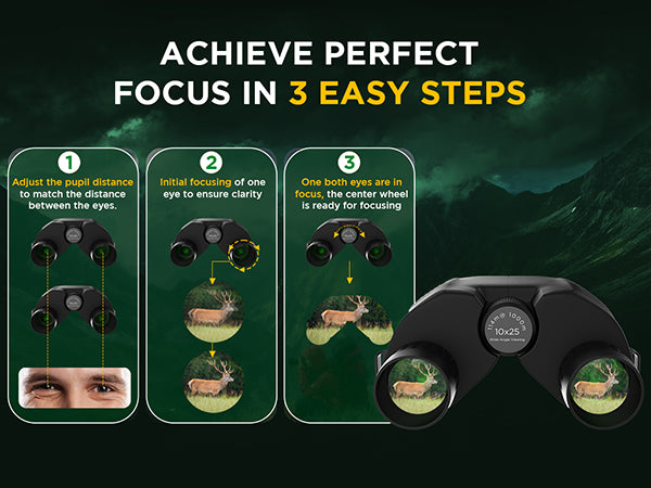 CB007: 10X25 Compact Binoculars