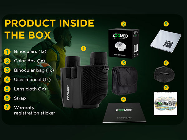 CB007: 10X25 Compact Binoculars