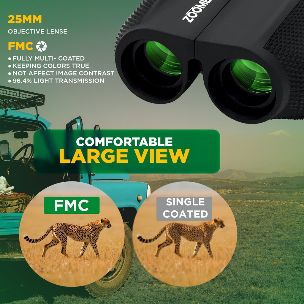 CB007: 10X25 Compact Binoculars