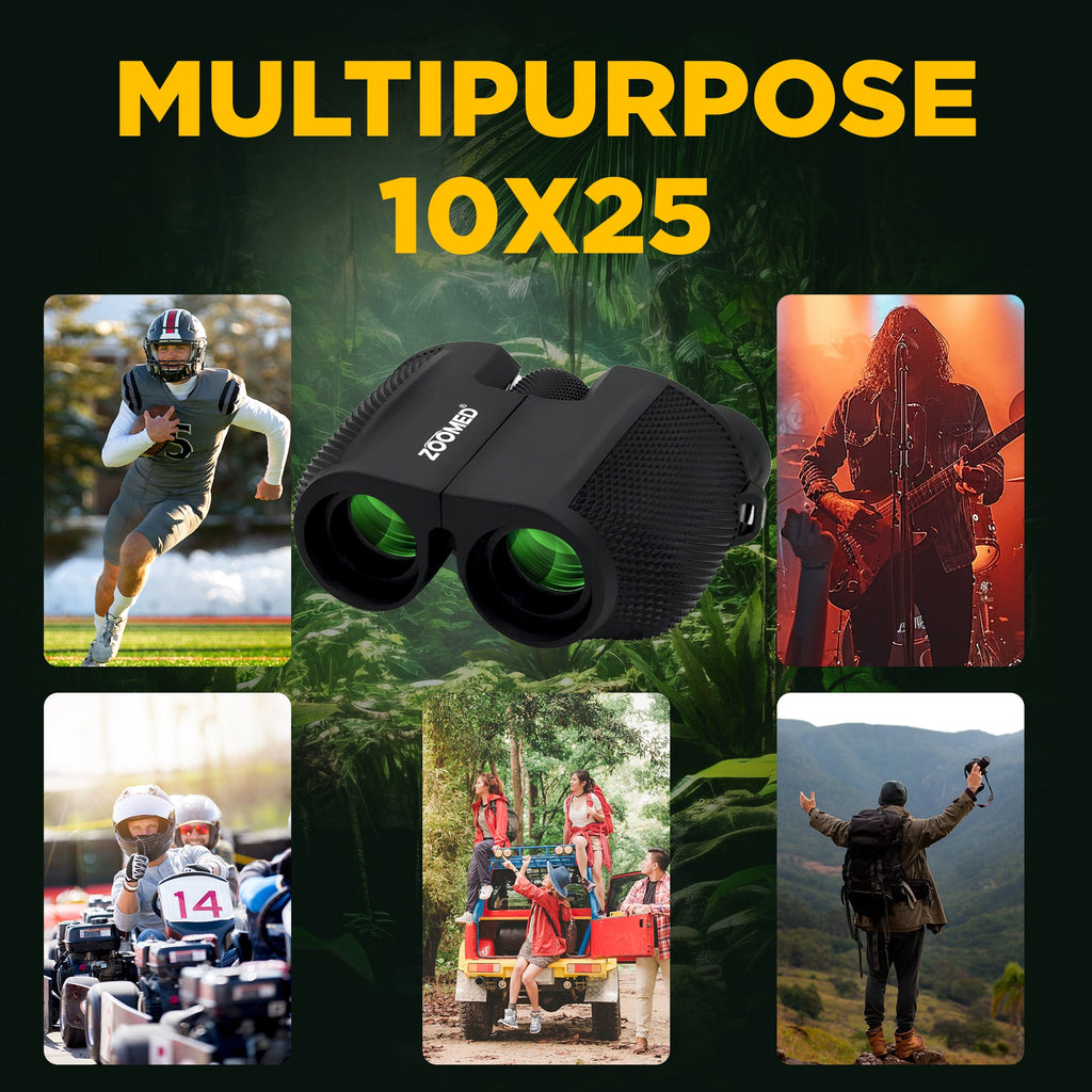 CB007: 10X25 Compact Binoculars